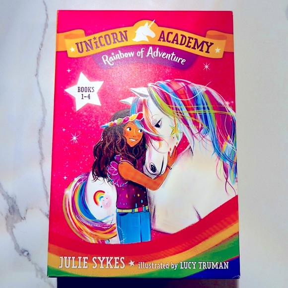 Unicorn Academy: Rainbow of Adventure Boxed Set (Books 1-4) By Julie Sykes. - Picture 6 of 11